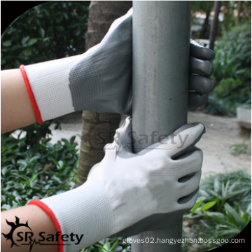 SRSAFETY high quality safety gloves/nitrile coated oil proof automotive maintenance work glove